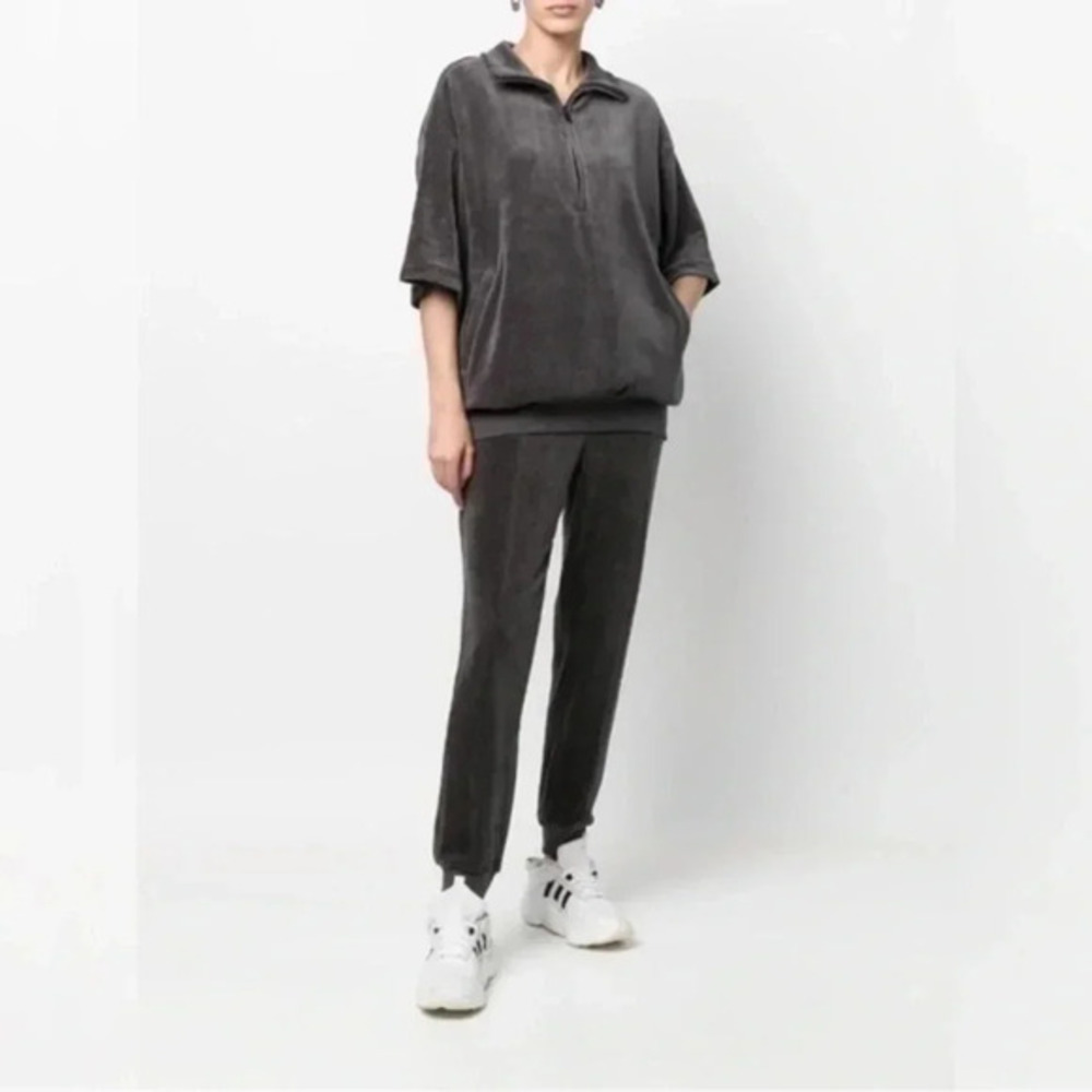 FEAR OF GOD ESSENTIALS drawstring velour trousers B39